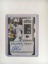 2020 CONTENDERS DRAFT PICKS RC K J HAMLER CRACKED ICE 11/23 COLLEGE TICKET AUTO