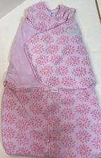 Halo Sleep Sack Swaddle Pink Fleece 3-6 Months Wearable Blanket