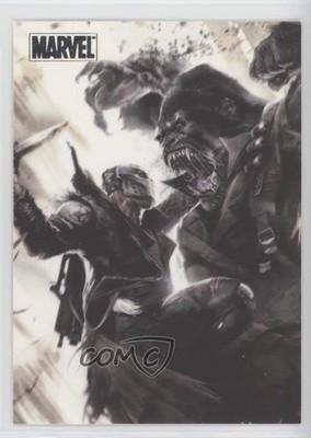 2010 Marvel Heroes & Villains Silver Gorilla Man Gorilla-Man vs Scourge #16 b6s