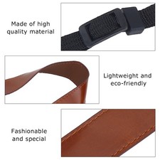 Universal Adjustable PU Leather Camera Shoulder Neck Strap Belt Photography