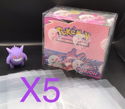 X5 Schutzboxen / Protective Box / Crystal Box PVC für Pokemon Display