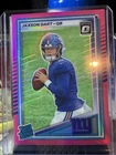 2025 Panini Donruss - Rated Rookie Jaxson Dart #400 Optic Preview Pink Prizm
