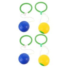 4 Pcs Bouncing Ball Children’s Fitness Skip Ankle Swing Sports