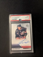 2015-16 SP Authentic Future Watch /999 Josh Anderson PSA 10 GEM MT Rookie Auto