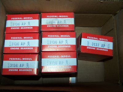 1964-1966 Perkins H6354,HT6-354/IHC D354 Main Bearing Set (STD)