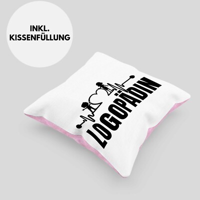 Geschenk-Tasse Für Logopäden – „Logopädin Mit Herz“ Motiv (rosa) | Spülmaschinenfest, Beidseitig Bedruckt