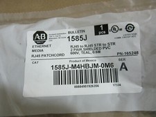 Allen Bradley 1585J-M4HBJM-0M6 Patchcord RJ45 to RJ45 NEW  in Factory Bag