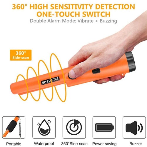 Detector de Metales de Ubicación Precisa Detector Impermeable con Sonido de Detección 360° - Imagen 7 de 17