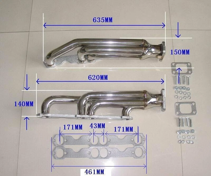 Kit Doble Turbo SBC PARA GMC Chevy Blazer Tahoe 305 350 5.7L 1500 Silverado Sierra Foto 3 de 3