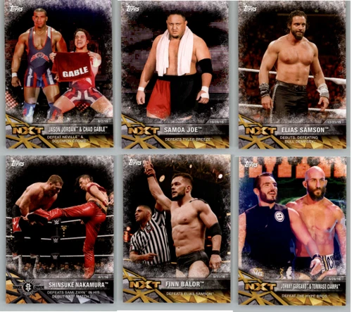 2017 Topps WWE NXT Wrestling - Matches and Moments - Choose From Card #'s 1-50