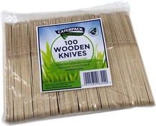 Caterpack Enviro Holzbesteck 10 x 100 Packungen Einweg Gastronomie Utensil