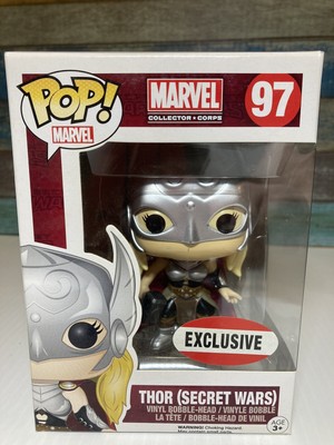 Funko Pop Thor (Secret Wars) | 97 | Marvel Collector Corps Exclusive | Vaulted