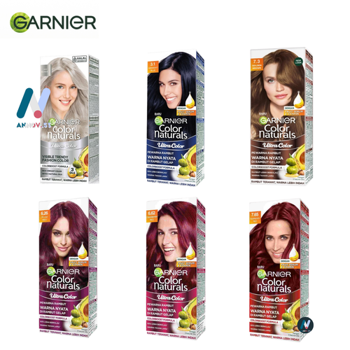 Tinte para el cabello GARNIER todo color natural brillante aguacate aceite de oliva vegano larga duración 105 ml - Imagen 10 de 94