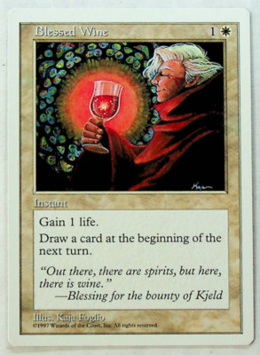 Blessed Wine - 5th Series - 1997 - Magic The Gathering