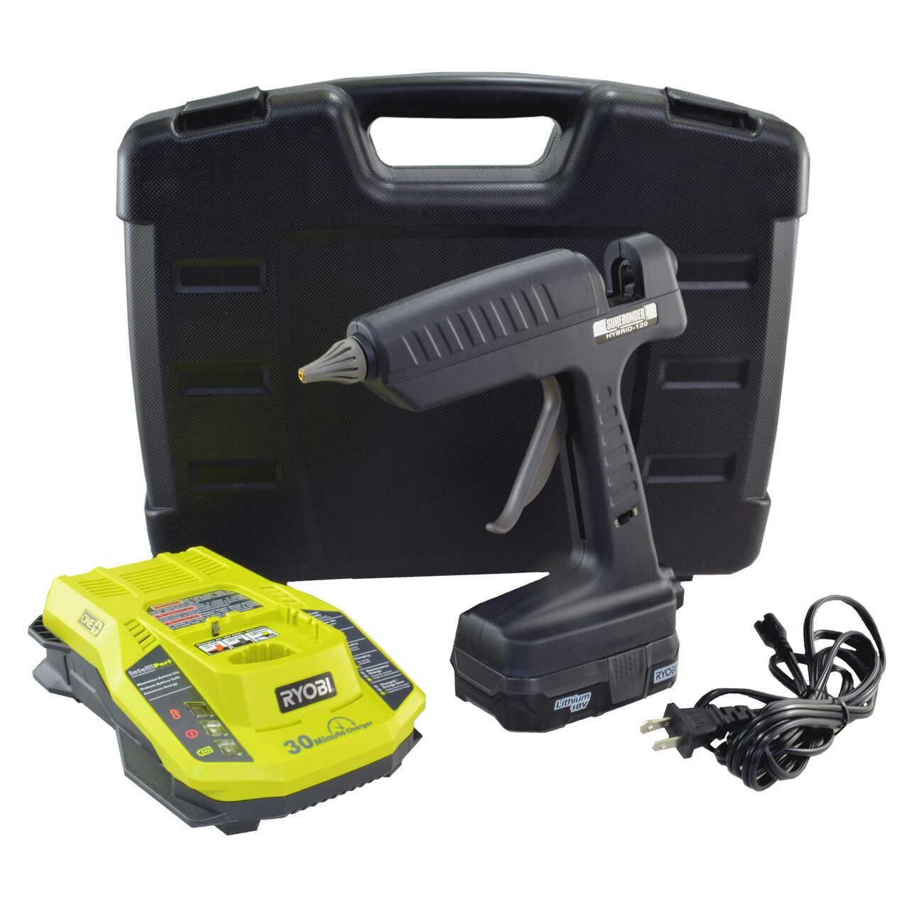 GlueSticksDirect® HYBRID-120 Kit Glue Gun High Temperture 7/16" 120 Watts