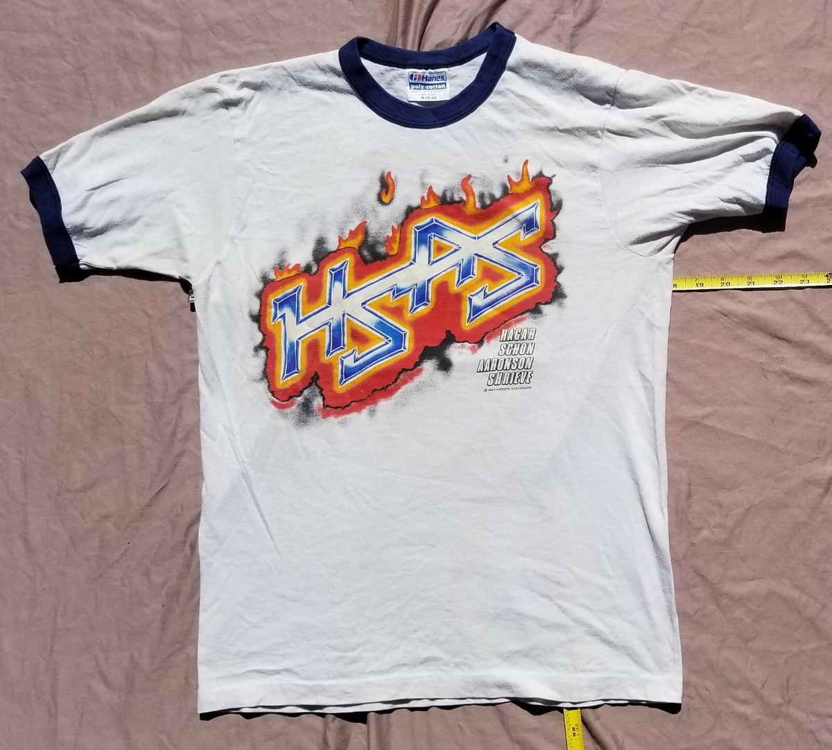 HSAS Sammy Hagar 1983 Vtg tour shirt NOT a reprint. Journey Van 