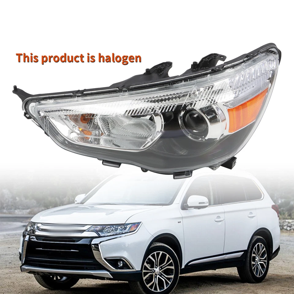 Faro halógeno lado izquierdo del conductor para Mitsubishi Outlander Sport 2011-2019 Foto 2 de 4