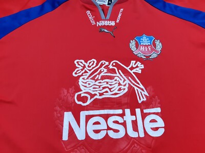 Helsingborgs IF HIF 2001 Puma Nestle home red shirt jersey