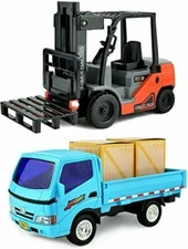 Click N' Play Forklift&Truck Play Set Vehicle