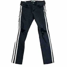 Pacsun Stacked Skinny Black Pants size 32/30 women