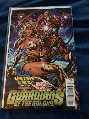 Marvel Comics Angela Guardians Of The Galaxy 5 Midtown Comics Variant Marvel Now