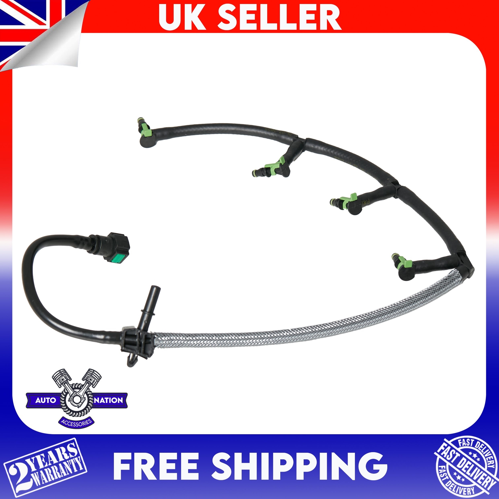 FUEL INJECTOR LEAK OFF PIPE FOR FORD TRANSIT MK7 MK8 CUSTOM 2.2 TDCI