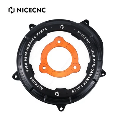 NICECNC Couvercle d'embrayage transparent pour KTM 1050 1190 1290 Adventure R S T 17-24