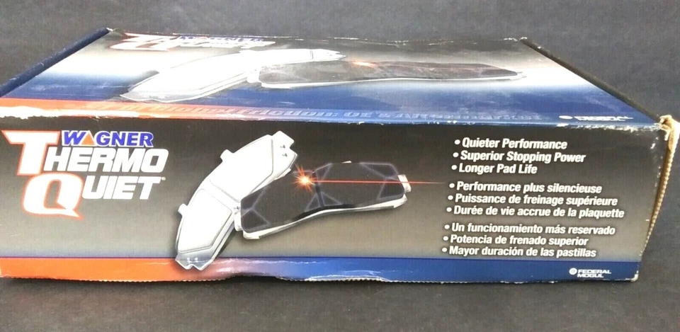 Juego de pastillas delanteras Wagner disco de freno MX681 para BMW 540i X5 1995 2006 740iL sellado Foto 2 de 4