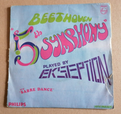 EKSEKTION: Beethoven 5. Sinfonie / Sabre Dance 7'' 45T PHILIPS 334.686 VG/VG+