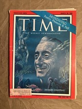 Time Magazine March 28, 1960 Jacques Cousteau