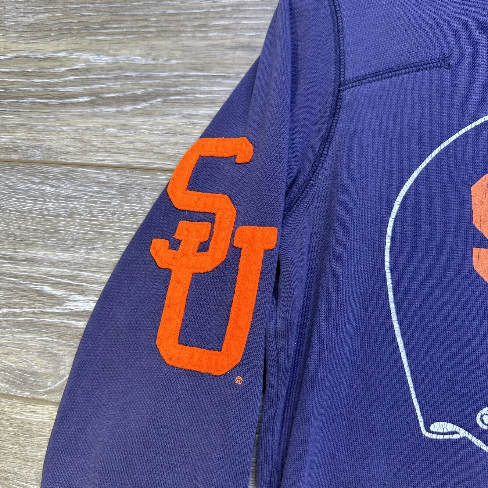 UNDERCOVER Felpa con cappuccio SYRAC UNIVERSITY taglia XS arancione NATION VICTORIA SECRET ROSA