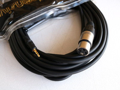 4x CVG 25 ft XLR Jack Female to Mini Male Plug Pro Mic Premium Audio Cable NEW