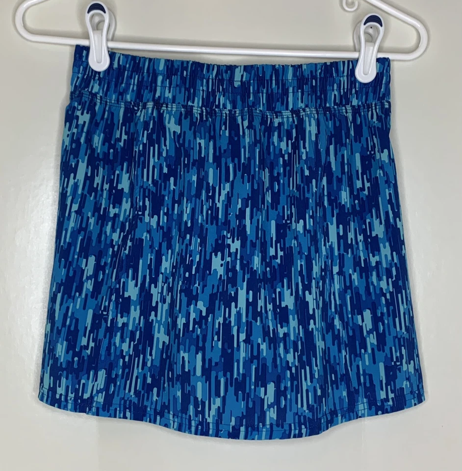 L.L. Falda corta deportiva Bean Girls 12 senderismo estampado azul con pantalones cortos Foto 3 de 4