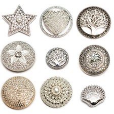 Brosche Magnetbrosche Stern Lebensbaum Perlen Magnet Strassbrosche Tuchhalter