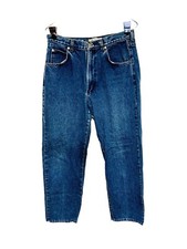 Vintage 90  s Calvin Klein Sport Denim Blue Jeans Womens Ck Size 12 Made In USA