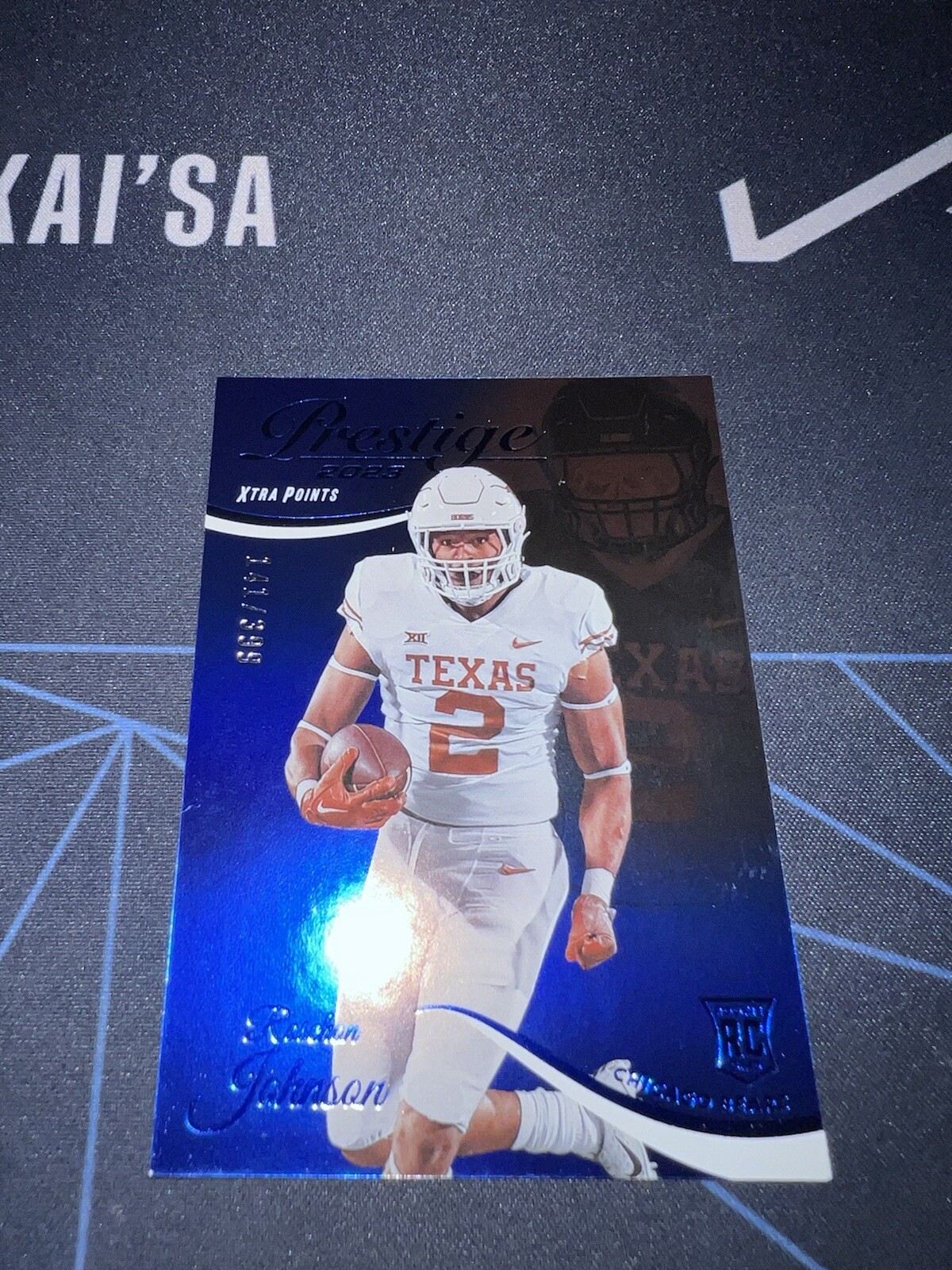 Roschon Johnson Panini Prestige #374 Blue Xtra Points