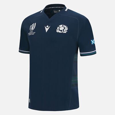 Macron Scotland SRU RWC2023 Herren Heim Rugby Trikot