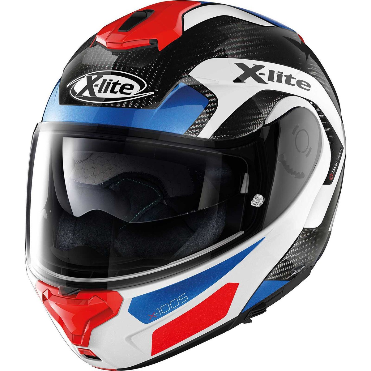 ラピエール　ULTIMATE X-lite CARBON Modular Carbon Helmet X-LITE X-1005 N-COM Ultra Carbon Fiery