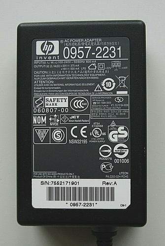 Original HP 0957-2231 Drucker Netzteil Ladegerät