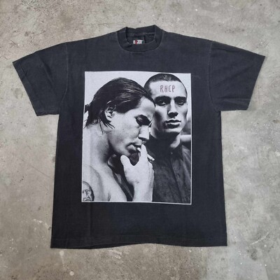 80s red hot chili peppers flab t-shirt L