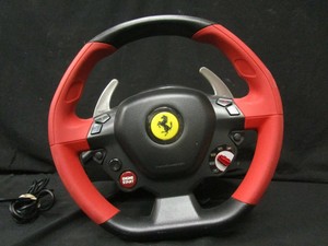 Details About Thrustmaster Ferrari 458 Spider Steering Wheel And Peal Set For Xbox One 140