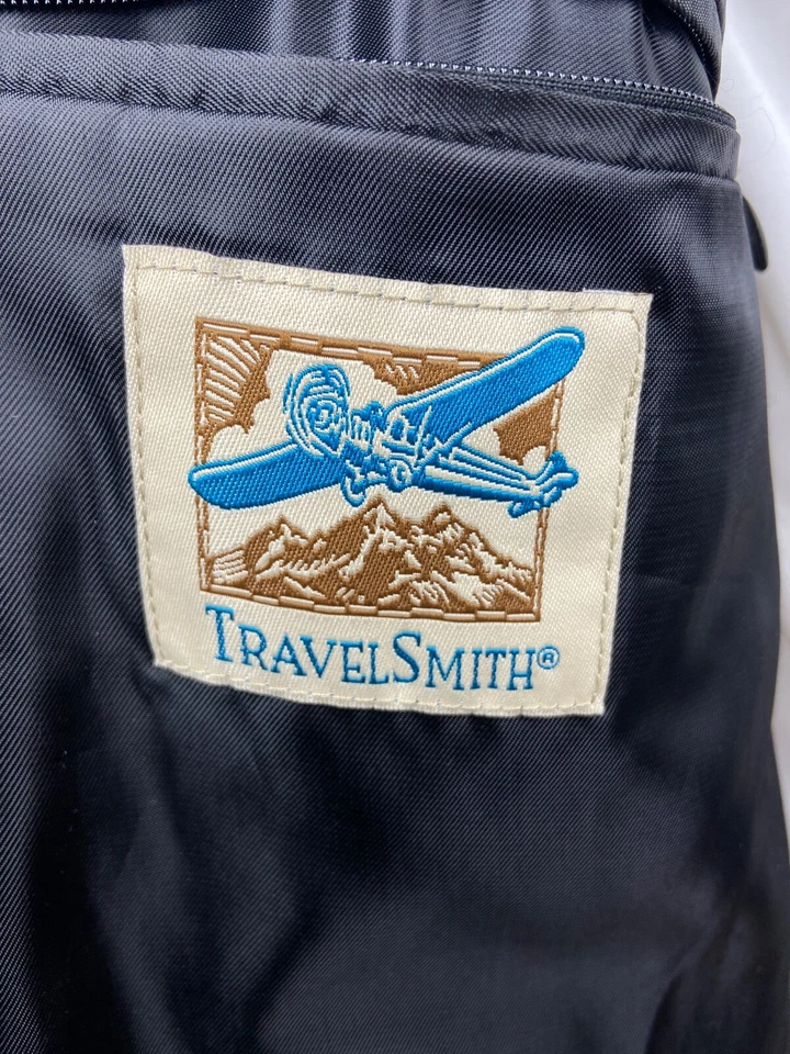 TRAVEL SMITH Mens 42S Solid Black Soft Microfiber 2 Piece Suit With Pants 36x29 - Image 2 of 4