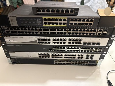 Netzwerk Switch Paket 7x managed/PoE D-Link Aruba LANCOM