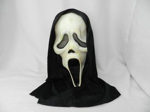 Ghost Face Scream Mask Poly Shroud Fun World Div