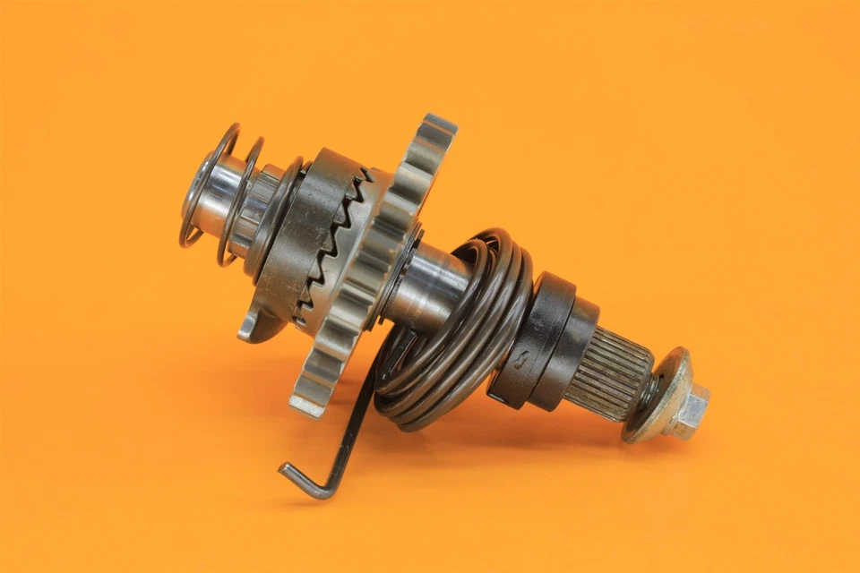 98-16 1998 KTM 125 SX OEM Kick Start Mechanism Starter Axle Shaft Spindle Gear - Image 2 of 4