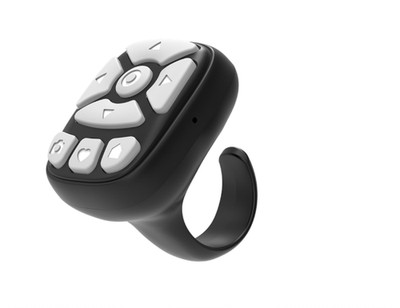 Tiktok Scrolling Ring   8-Button Finger Tip Wireless Remote, with Camera Remote 