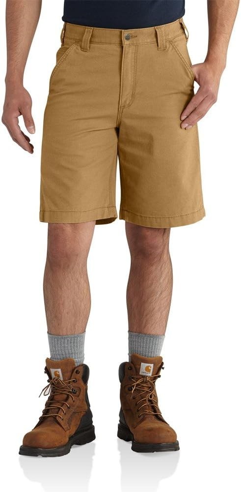 Carhartt - Rugged Flex  Relaxed Fitcanvas Work Short, Hickory, Size 42