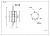 Hart Tarcze III 2X Bremsscheiben Ø 280 Voll FüR BMW 3Er Compact E46