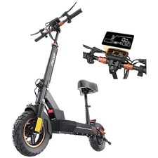 800W 10" Off Road Electric Scooter 45KM/H 28MPH Range E-scooter Dual Suspension