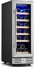 Mini Fridge 18 Bottle Wine Cooler Refrigerator Built-in Freestanding